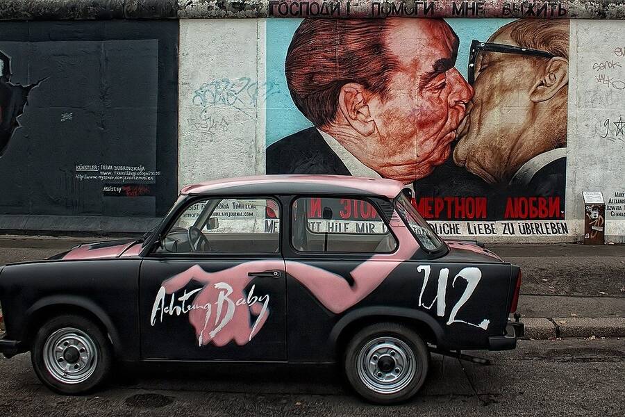 Berlijnse Muur Trabant