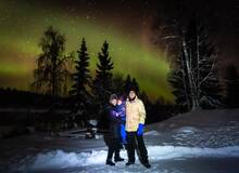 Noorderlicht excursie in Rovaniemi