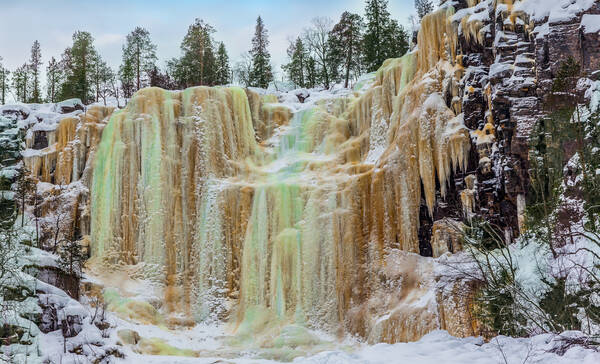 Korouoma Canyon en Frozen Waterfalls, Lapland
