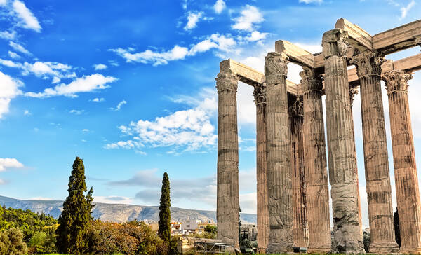 Olympieion ruïnes, Athene