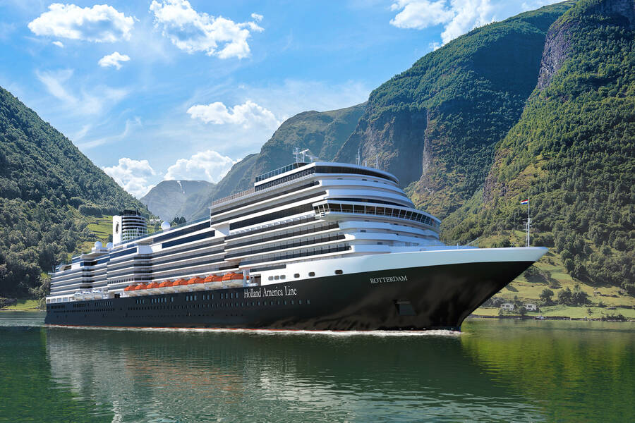 MS Rotterdam cruise geirangerfjord