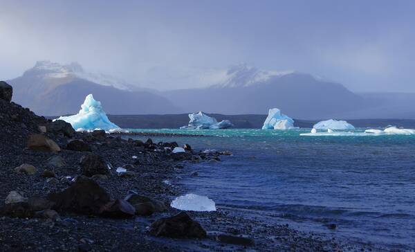 Fjallsarlon gletsjermeer IJsland