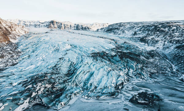 Sólheimajökull gletsjer, Vik