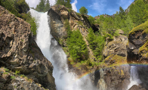 Watervallen van Lillaz, Nationaal Park Gran Paradiso