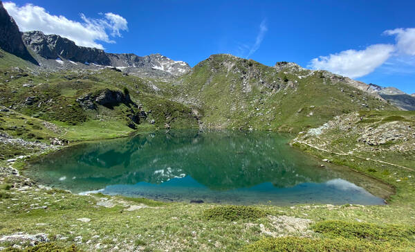 Bergmeer van Loie in Nationaal Park Gran Paradiso, Italië