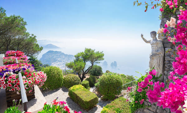 Het uitzicht vanaf Monte Solaro, Capri