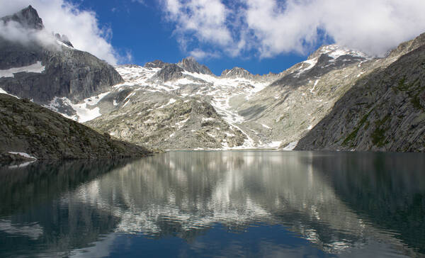 Vedretta-meer op een hoogte van 2.600 meter
