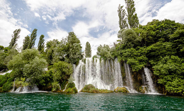 Roski Slap watervallen, Kroatië
