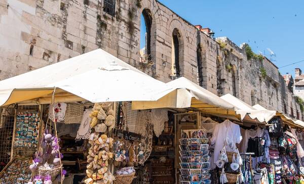 Markten in Split