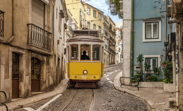 De wijk Alfama in Lissabon