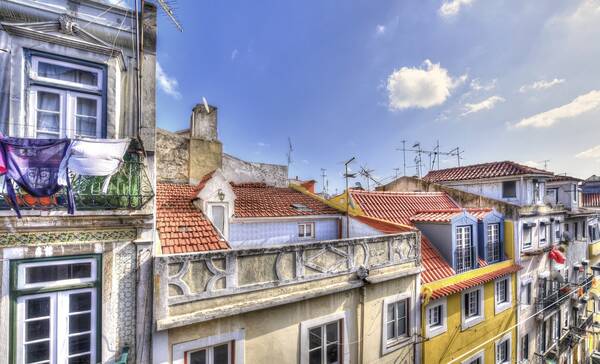 De wijk Bairro Alto, Lissabon