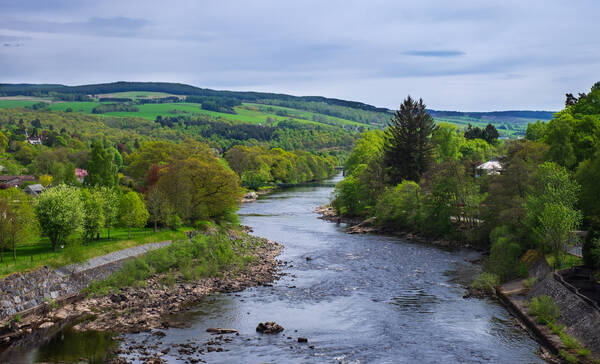 Tummel rivier, Pitlochry