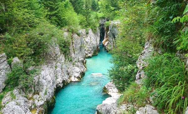 Soča vallei,Slovenië