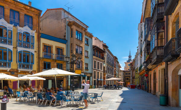 historisch centrum Oviedo