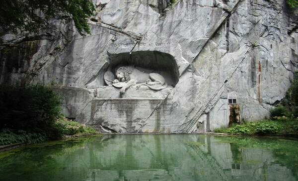 Leeuwen monument, Luzern