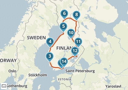 Voorbeeldreis: Finse Ronde