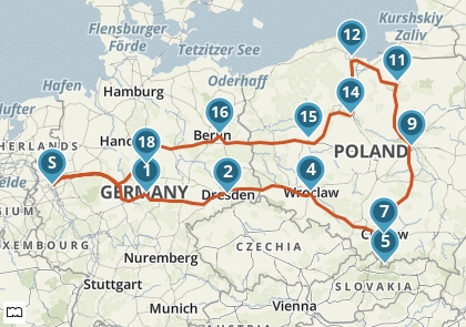 Grand Tour door Polen