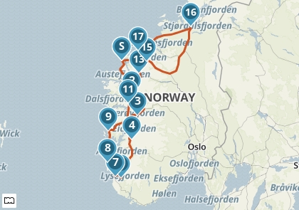 Voorbeeldreis: Fjord Norway 