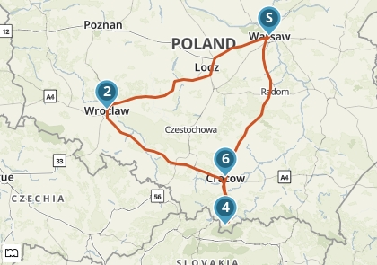 Voorbeeldreis: Highlights van Zuid-Polen 